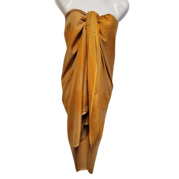 Womens Sarong Cotton Wrap, Handpainted Batik Wrapskirt Beach Pareo Beachwear-NEW - Picture 5 of 7